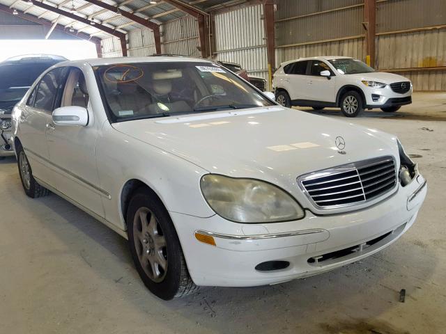 WDBNG75J01A179520 - 2001 MERCEDES-BENZ S 500 WHITE photo 1