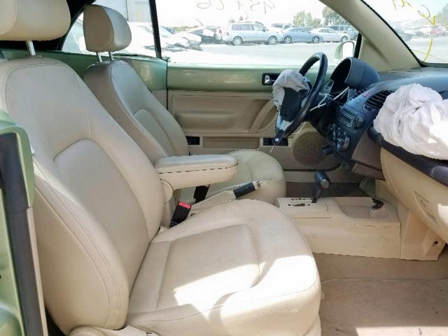 3VWRG31Y08M415897 - 2008 VOLKSWAGEN NEW BEETLE მწვანე ფოტო 5