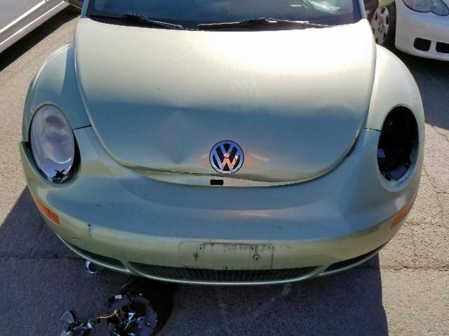 3VWRG31Y08M415897 - 2008 VOLKSWAGEN NEW BEETLE მწვანე ფოტო 7