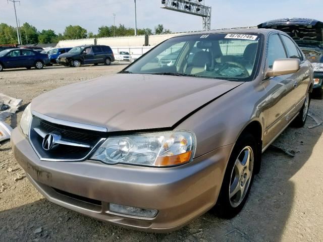 19UUA56673A015330 - 2003 ACURA 3.2TL BEIGE photo 2