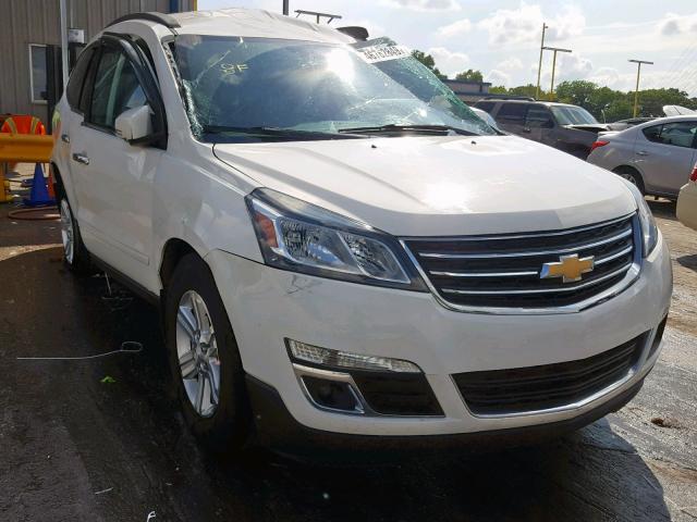 1GNKRGKD5EJ229712 - 2014 CHEVROLET TRAVERSE L WHITE photo 1