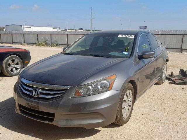 1HGCP2F35BA153543 - 2011 HONDA ACCORD LX GRAY photo 2