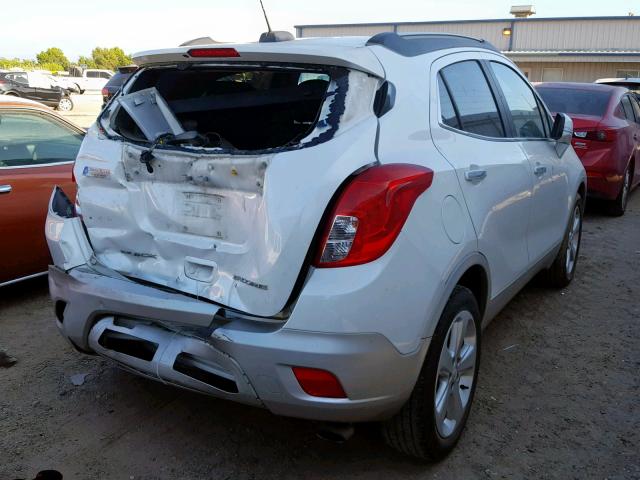 KL4CJASB1FB220995 - 2015 BUICK ENCORE WHITE photo 4