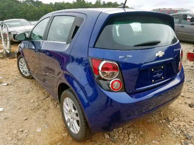 1G1JC6SH6D4239612 - 2013 CHEVROLET SONIC LT BLUE photo 3