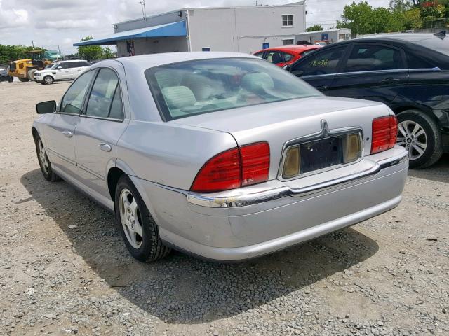 1LNHM87A1YY602063 - 2000 LINCOLN LS SILVER photo 3