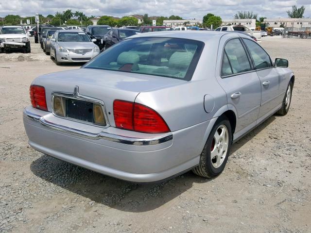 1LNHM87A1YY602063 - 2000 LINCOLN LS SILVER photo 4