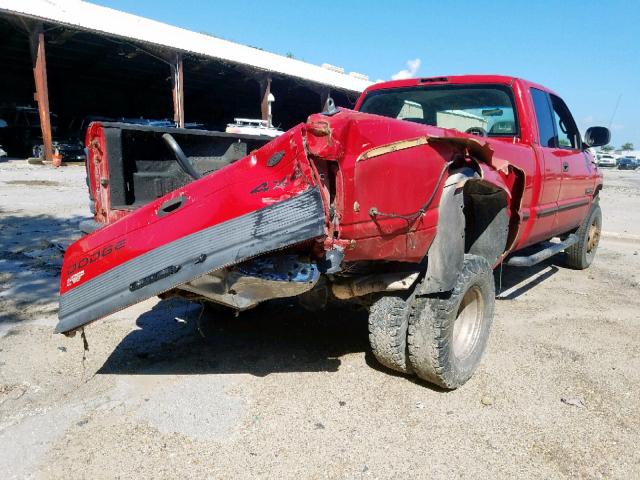 1B7MF336XXJ558427 - 1999 DODGE RAM 3500 RED photo 4