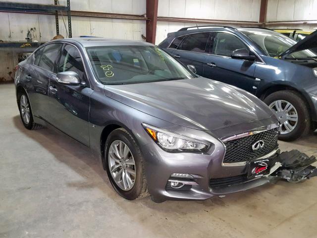 JN1BV7AR0FM420734 - 2015 INFINITI Q50 BASE BLUE photo 1