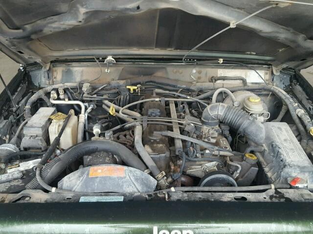 1J4FT78S0VL613509 - 1997 JEEP CHEROKEE C GREEN photo 7