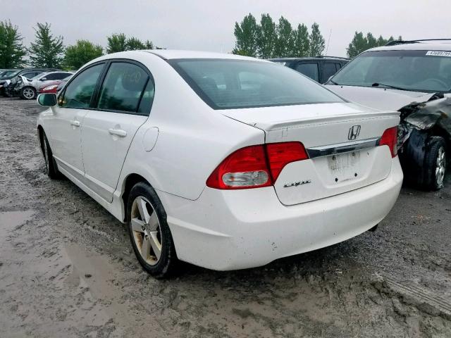 2HGFA1F64AH030061 - 2010 HONDA CIVIC LX-S Սպիտակ լուսանկար 3