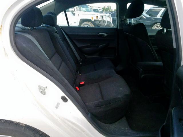 2HGFA1F64AH030061 - 2010 HONDA CIVIC LX-S Սպիտակ լուսանկար 6