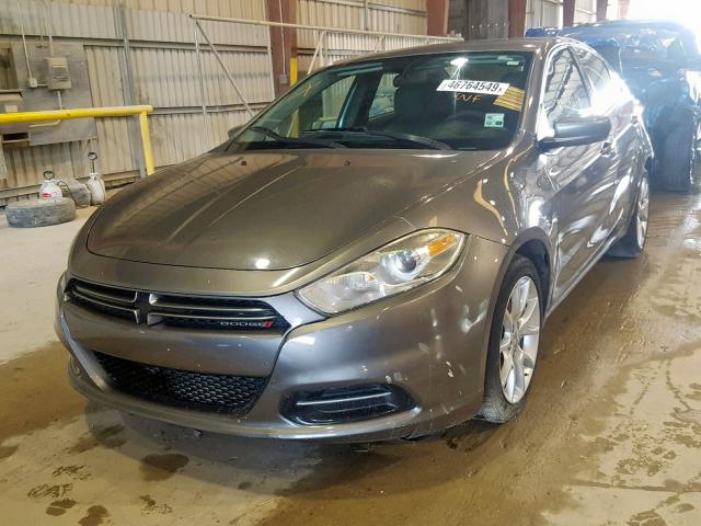 1C3CDFBA8DD267688 - 2013 DODGE DART SXT GRAY photo 2