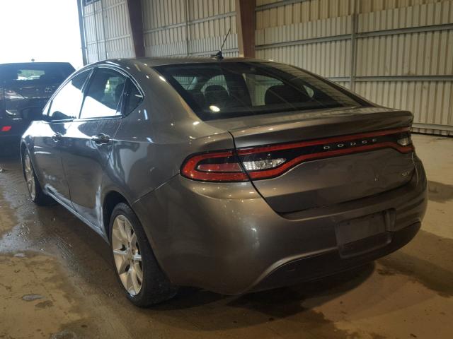 1C3CDFBA8DD267688 - 2013 DODGE DART SXT GRAY photo 3