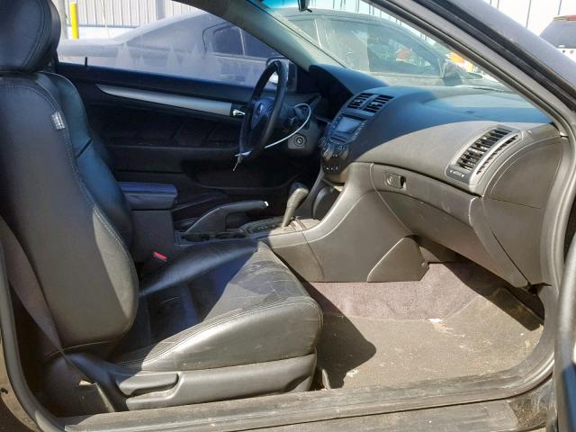 1HGCM82673A029920 - 2003 HONDA ACCORD EX BLACK photo 5