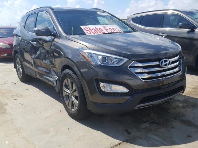 5XYZU3LB0EG143476 - 2014 HYUNDAI SANTA FE S CHARCOAL photo 1