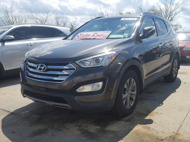 5XYZU3LB0EG143476 - 2014 HYUNDAI SANTA FE S CHARCOAL photo 2