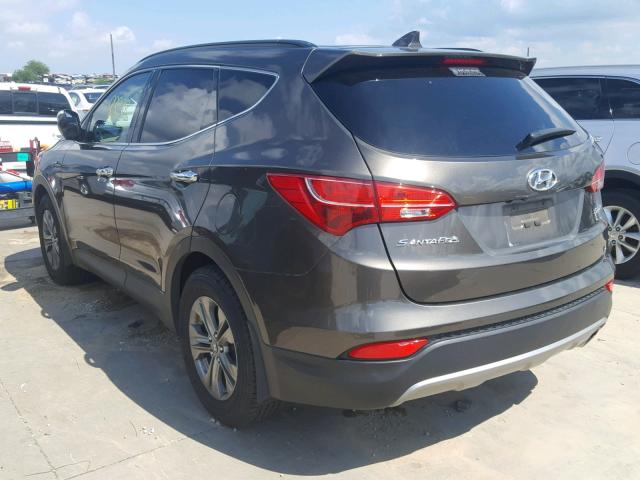 5XYZU3LB0EG143476 - 2014 HYUNDAI SANTA FE S CHARCOAL photo 3