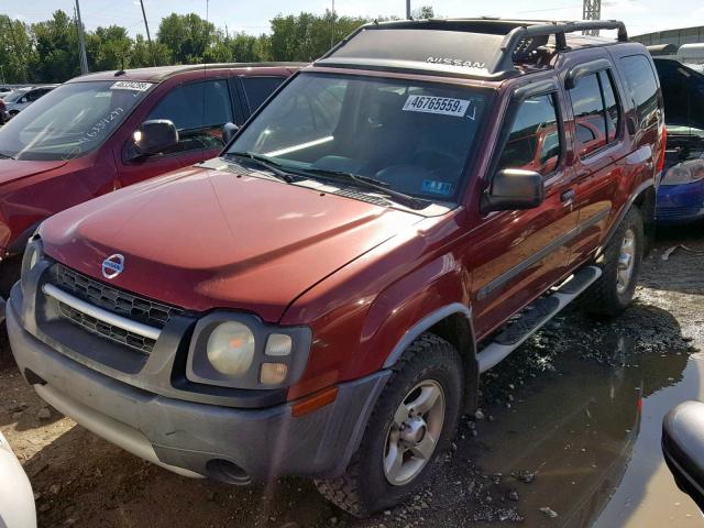 5N1ED28Y64C624157 - 2004 NISSAN XTERRA XE BURGUNDY photo 2