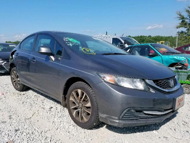 2HGFB2F89DH505986 - 2013 HONDA CIVIC EX GRAY photo 1