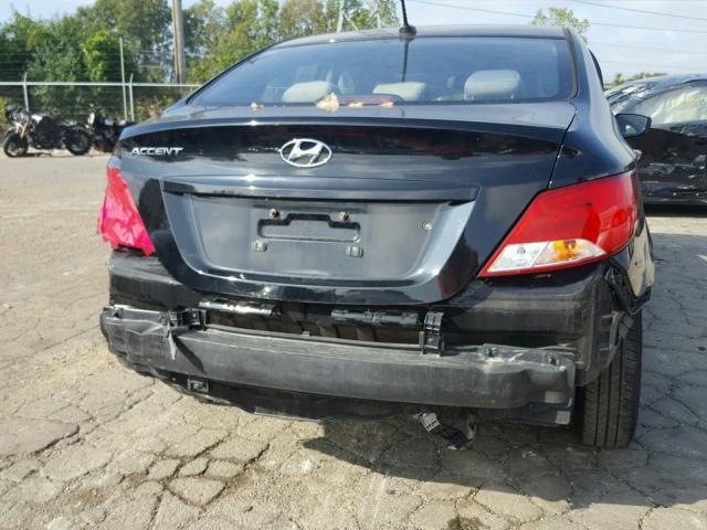 KMHCT4AE0GU048800 - 2016 HYUNDAI ACCENT SE BLACK photo 9