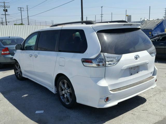 5TDXK3DC3FS541662 - 2015 TOYOTA SIENNA SPO WHITE photo 3