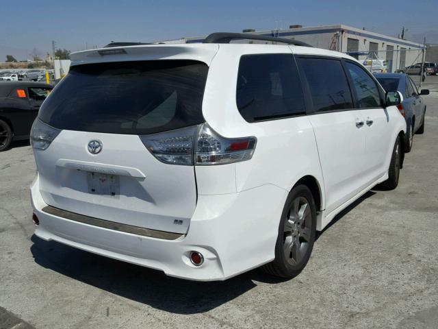 5TDXK3DC3FS541662 - 2015 TOYOTA SIENNA SPO WHITE photo 4