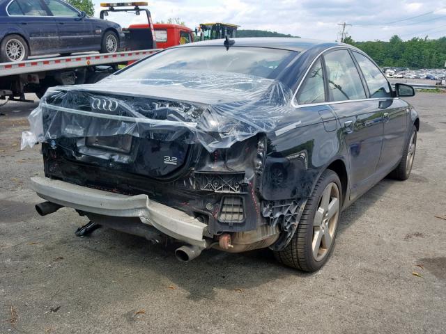 WAUDH74F68N161952 - 2008 AUDI A6 3.2 QUA BLACK photo 4