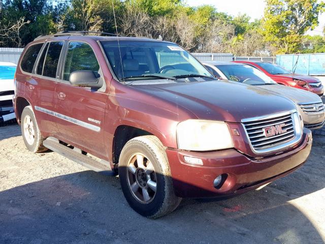 1GKDT13S262144582 - 2006 GMC ENVOY BURGUNDY photo 1