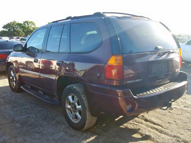 1GKDT13S262144582 - 2006 GMC ENVOY BURGUNDY photo 3