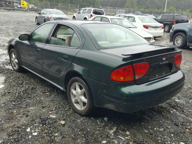 1G3NL52E73C250051 - 2003 OLDSMOBILE ALERO GL GREEN photo 3