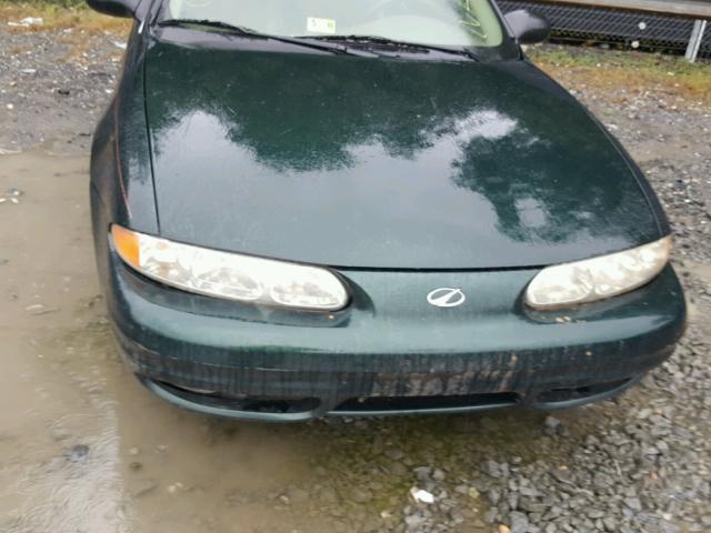 1G3NL52E73C250051 - 2003 OLDSMOBILE ALERO GL GREEN photo 9