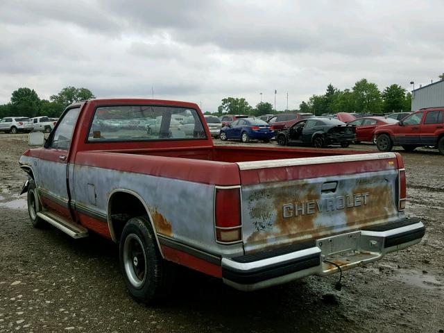1CCBS143552153302 - 1985 CHEVROLET S TRUCK S1 RED photo 3