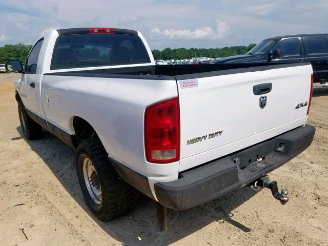 3D7KS26D86G258088 - 2006 DODGE RAM 2500 S WHITE photo 3