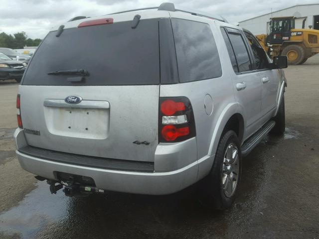 1FMEU7FE2AUA76783 - 2010 FORD EXPLORER L GRAY photo 4