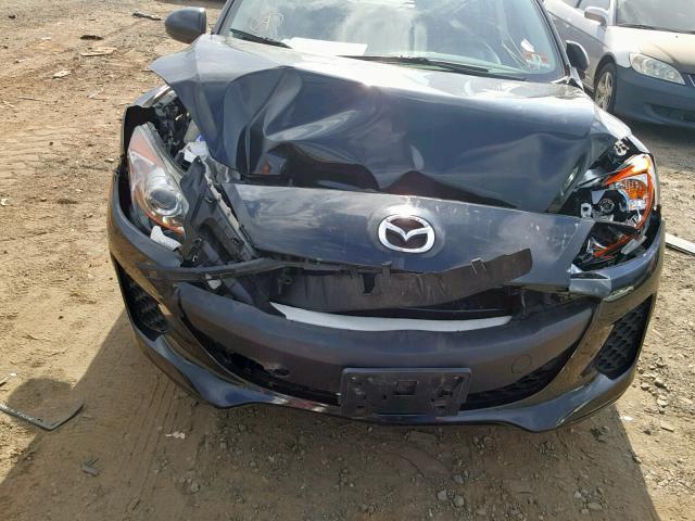 JM1BL1TG2D1731785 - 2013 MAZDA 3 I BLACK photo 9