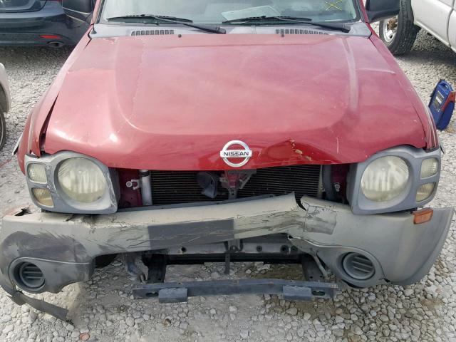 5N1ED28T23C697030 - 2003 NISSAN XTERRA XE RED photo 9