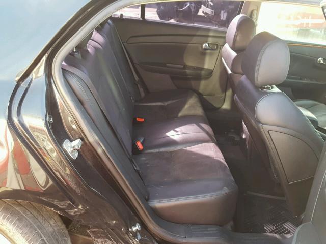 1G1ZJ577094191258 - 2009 CHEVROLET MALIBU 2LT BLACK photo 6