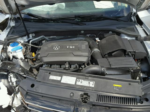 1VWAS7A37FC038507 - 2015 VOLKSWAGEN PASSAT S SILVER photo 7