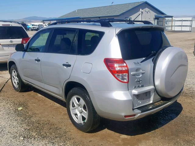 2T3BF4DV0CW197661 - 2012 TOYOTA RAV4 SILVER photo 3