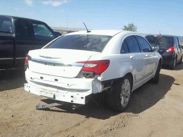 1C3CCBBB8DN734753 - 2013 CHRYSLER 200 TOURIN WHITE photo 4