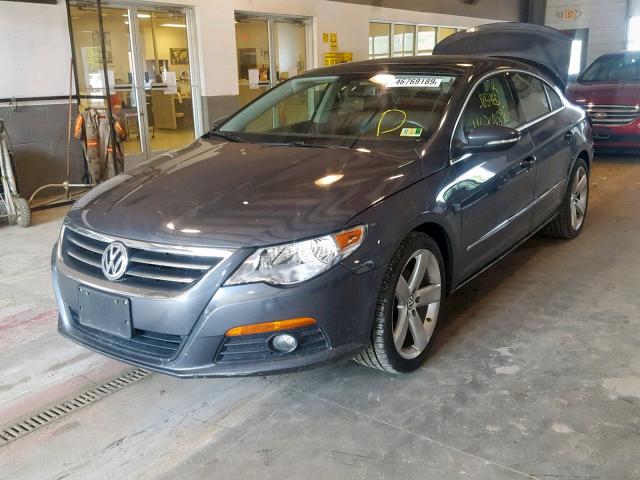 WVWHN7AN3CE511734 - 2012 VOLKSWAGEN CC LUXURY GRAY photo 2