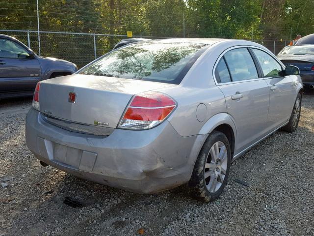 1G8ZR57509F136595 - 2009 SATURN AURA GREEN SILVER photo 4