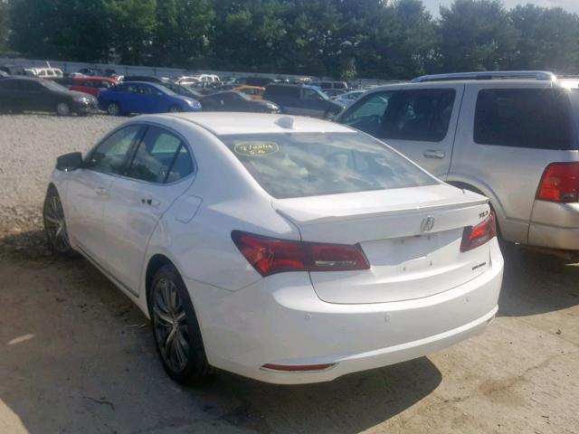 19UUB3F74HA000978 - 2017 ACURA TLX ADVANC WHITE photo 3