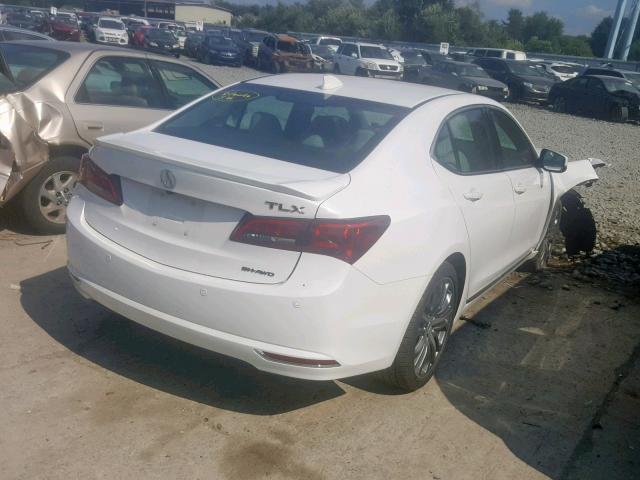 19UUB3F74HA000978 - 2017 ACURA TLX ADVANC WHITE photo 4