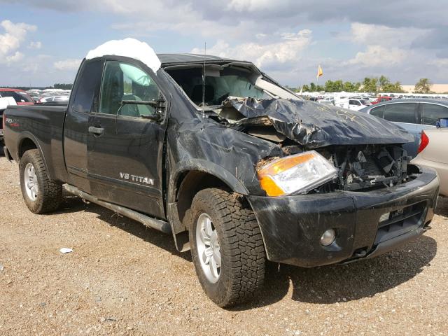 1N6BA0CC1CN314255 - 2012 NISSAN TITAN S CHARCOAL photo 1