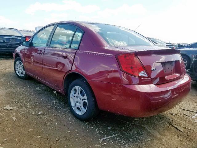 1G8AJ52F44Z188467 - 2004 SATURN ION LEVEL RED photo 3