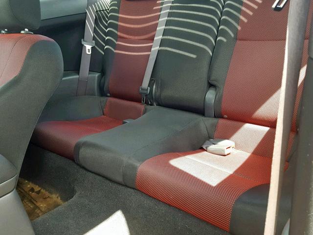 JTKDE167990302342 - 2009 TOYOTA SCION TC შავი ფოტო 6