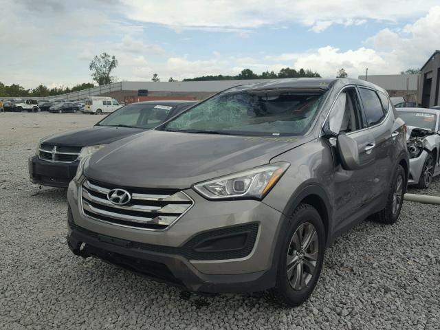 5XYZT3LBXDG033990 - 2013 HYUNDAI SANTA FE S GRAY photo 2