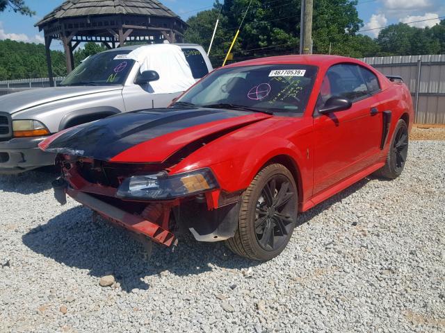 1FAFP42R33F408976 - 2003 FORD MUSTANG MA RED photo 2