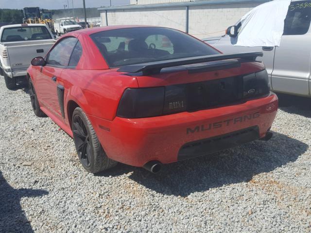 1FAFP42R33F408976 - 2003 FORD MUSTANG MA RED photo 3